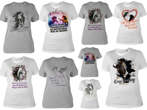 Pferde shirt sprüche - pferde, t-shirt